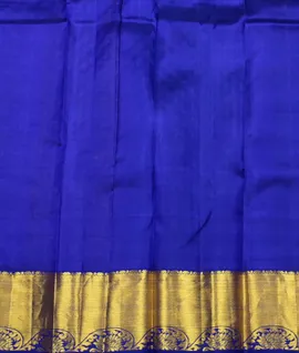 Manam Pure Silk Saree- Royal Blue4