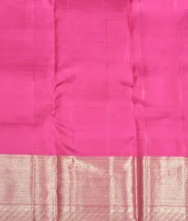 Manam Pure Kanjivaram Silk Saree - Rani Pink4