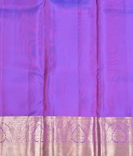Manam Pure Kanjivaram Silk Saree - Violet4