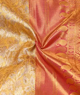 pure-handloom-kanjivaram-silk-saree--gold-with-rani-pink-border-286284-c