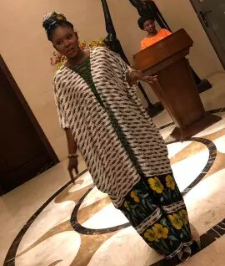 Milan AfricanPrint Kaftan Dress1