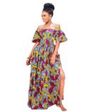 Yayira Africanprint Maxi Dress1