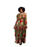 Amita African Silk 2piece Set2
