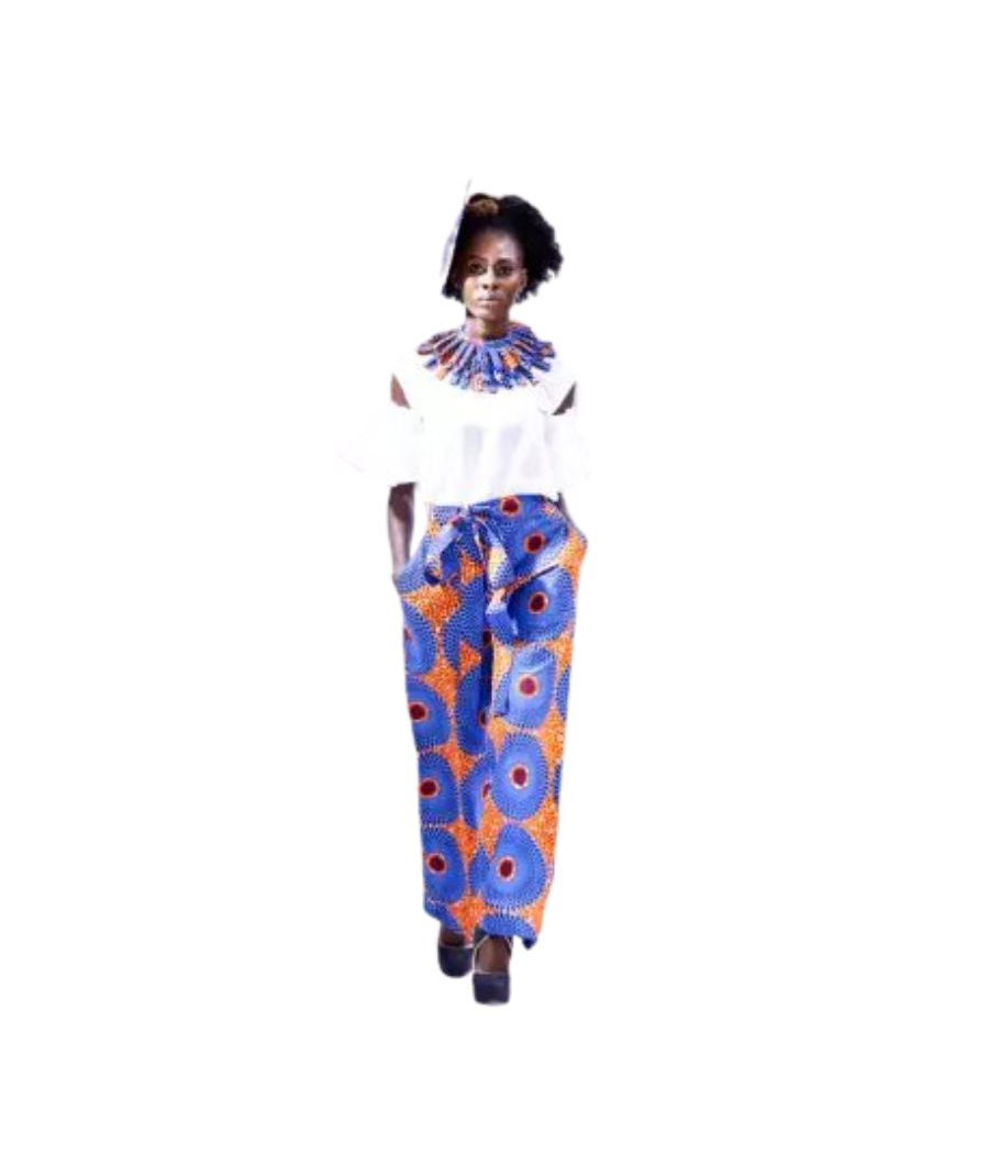 Anita African print Paparazzo Pants1