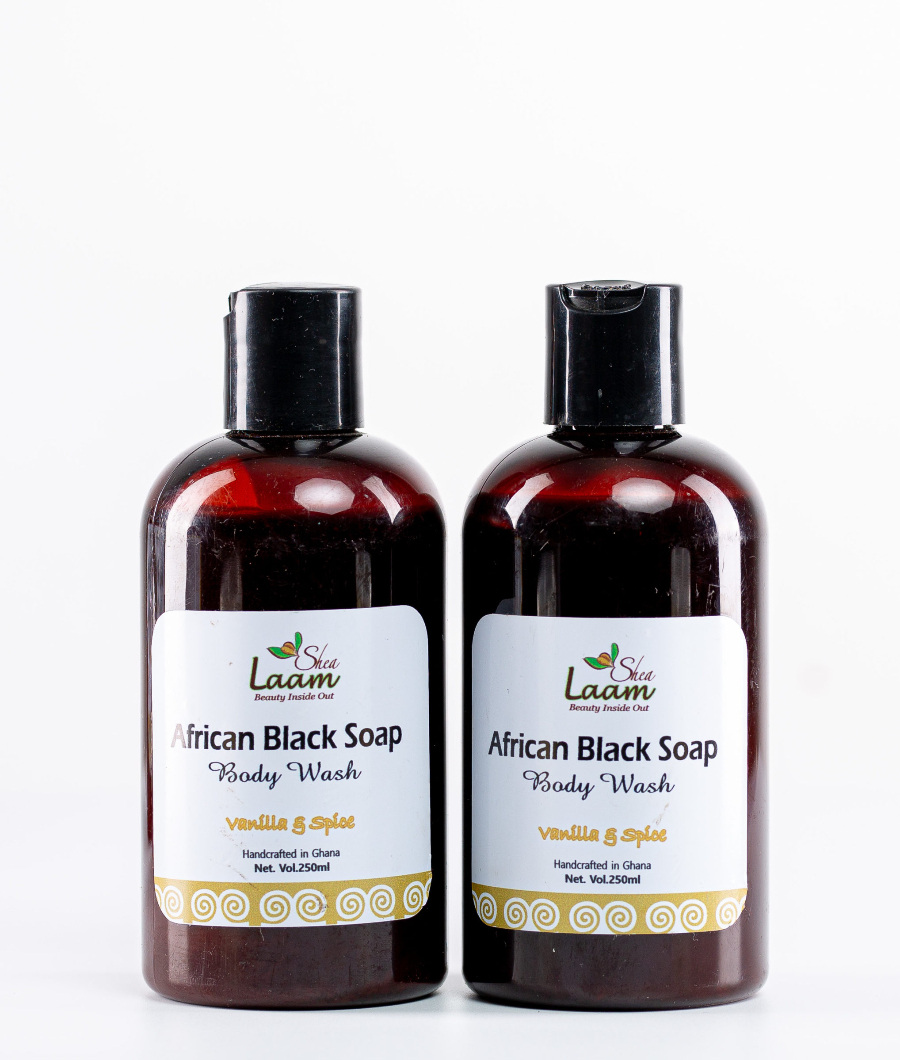 African Black Soap Body Wash – Vanilla and Spice 250ml2