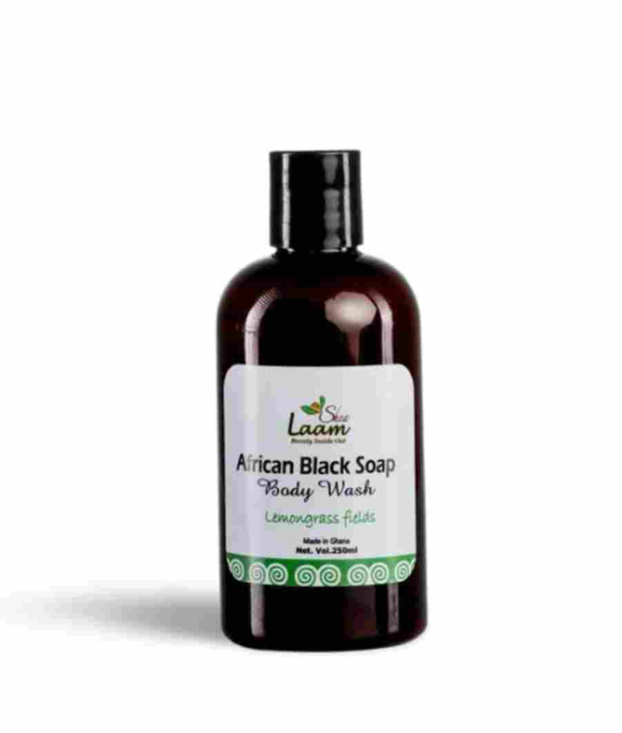 African Black Soap Body Wash – Lemongrass fields1
