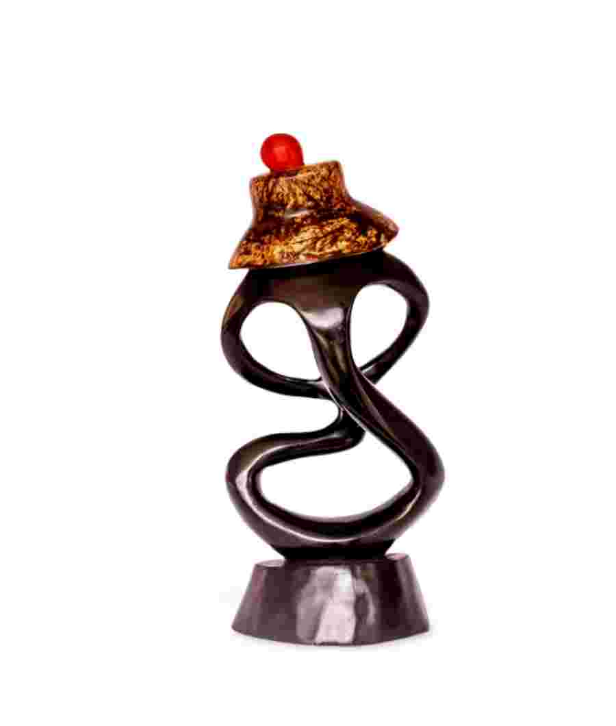 Wood Sculpture, “Father and Son”2