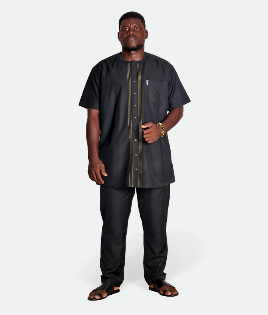 Short Sleeves Jumper - Black1