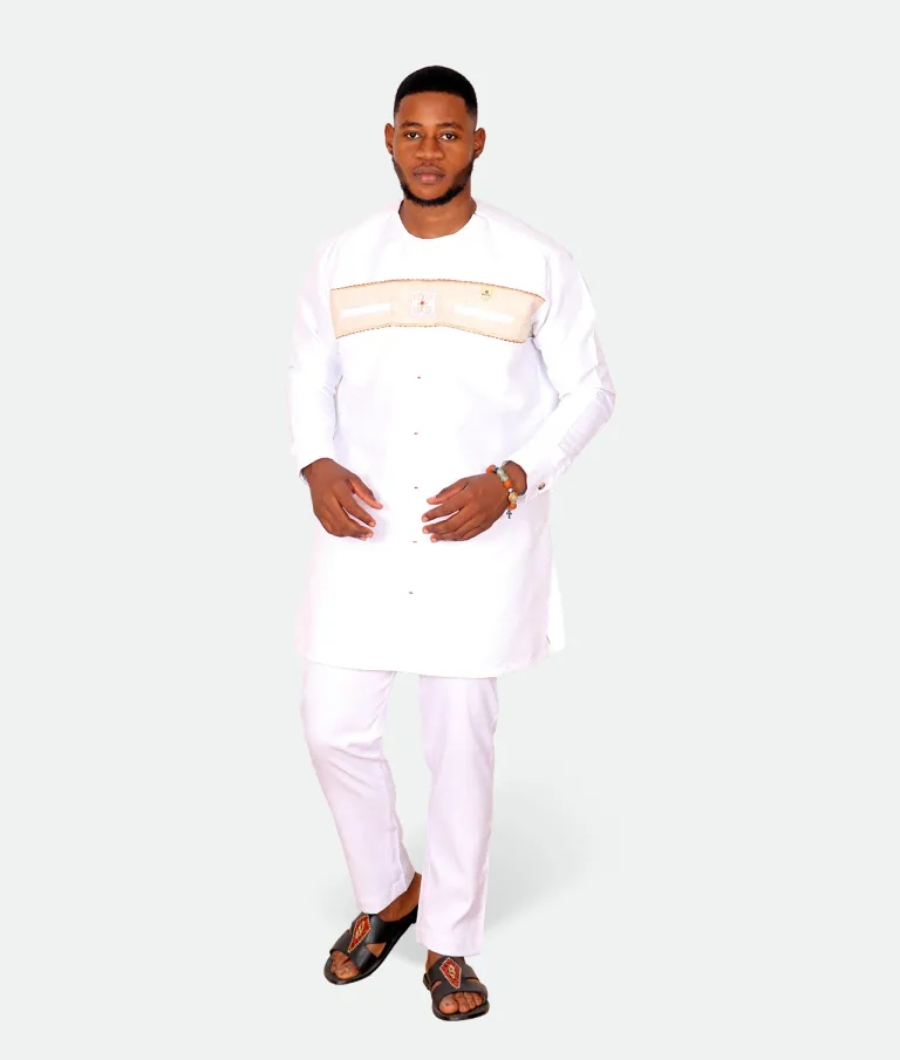 Long Sleeves Jumper - White1