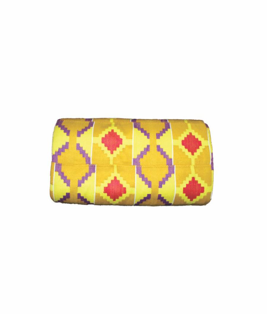 Handwoven African Kente Fabric (Edwene si Edwene so) – 6 Yards Multicolour2