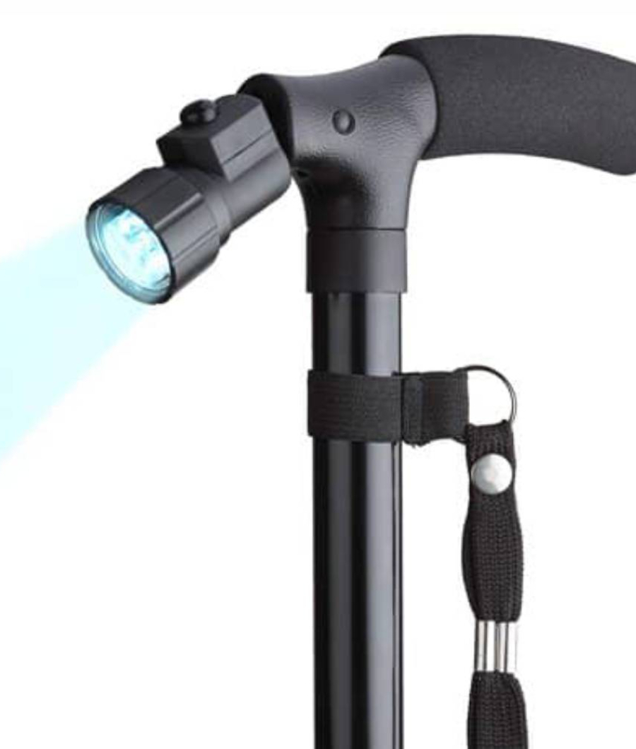 Foldable Walking Stick with Light2