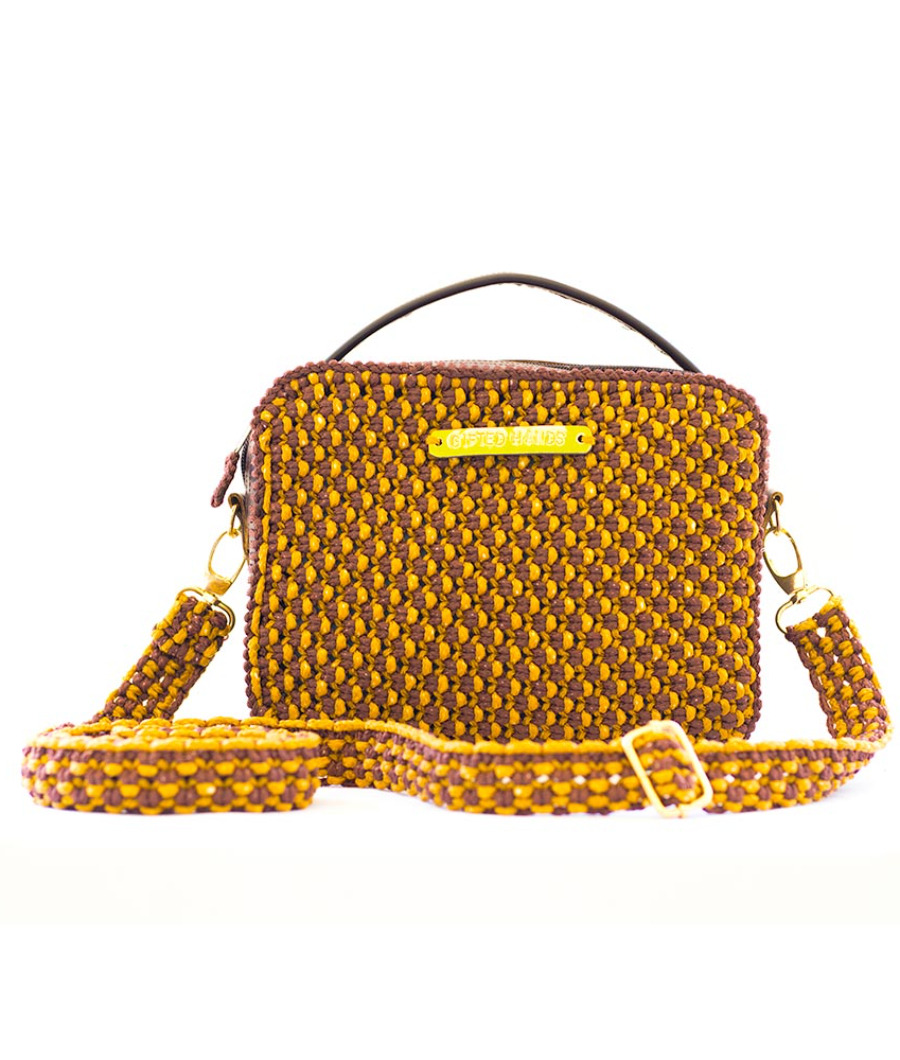 Body Bag – Gold & Brown1