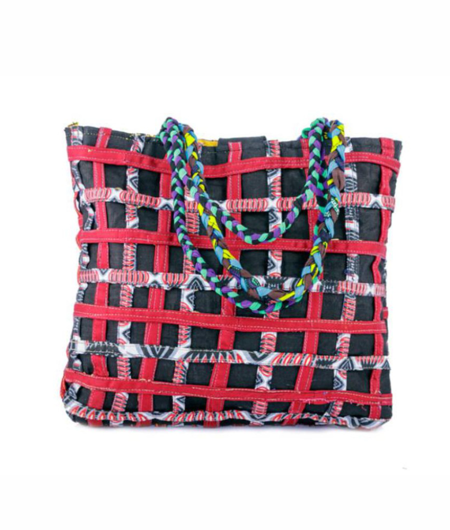 Multicolor Wax Print Bag1