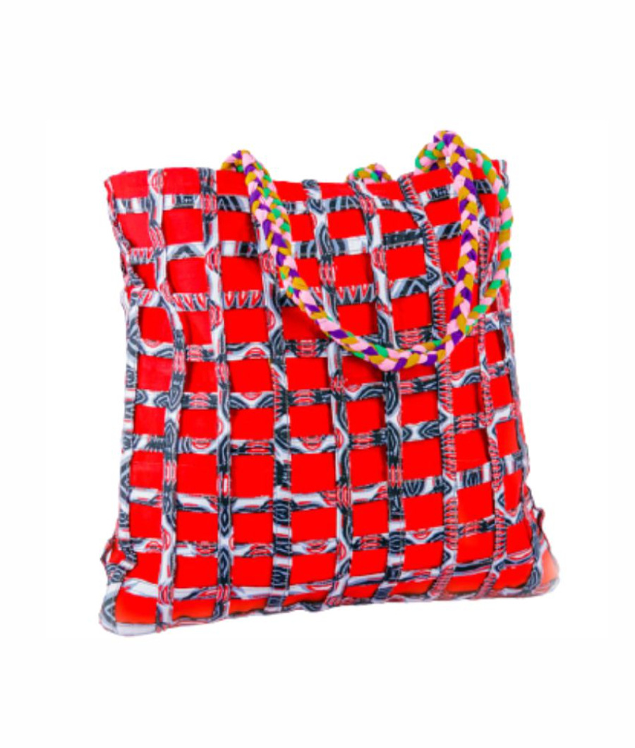 Multicolor Wax Print Bag1
