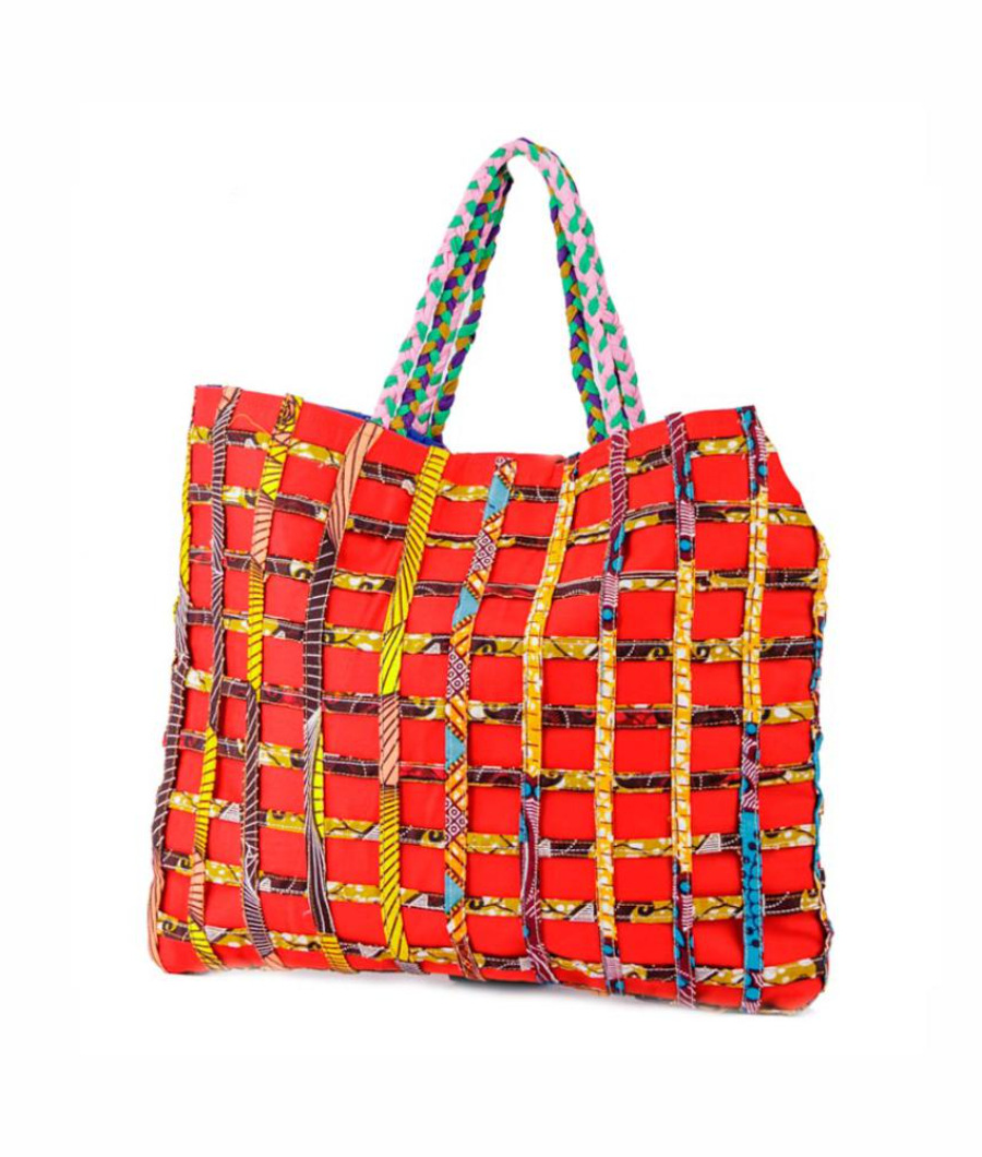 Multicolor Wax Print Bag1