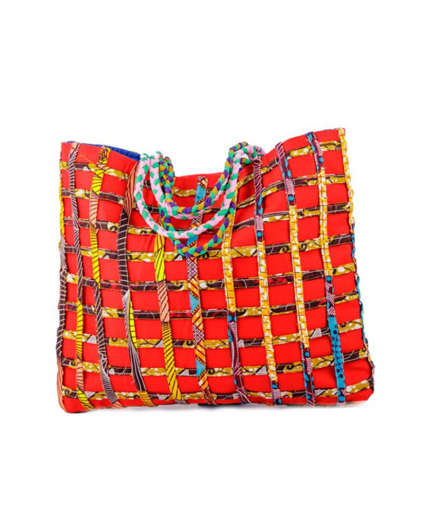 Multicolor Wax Print Bag2