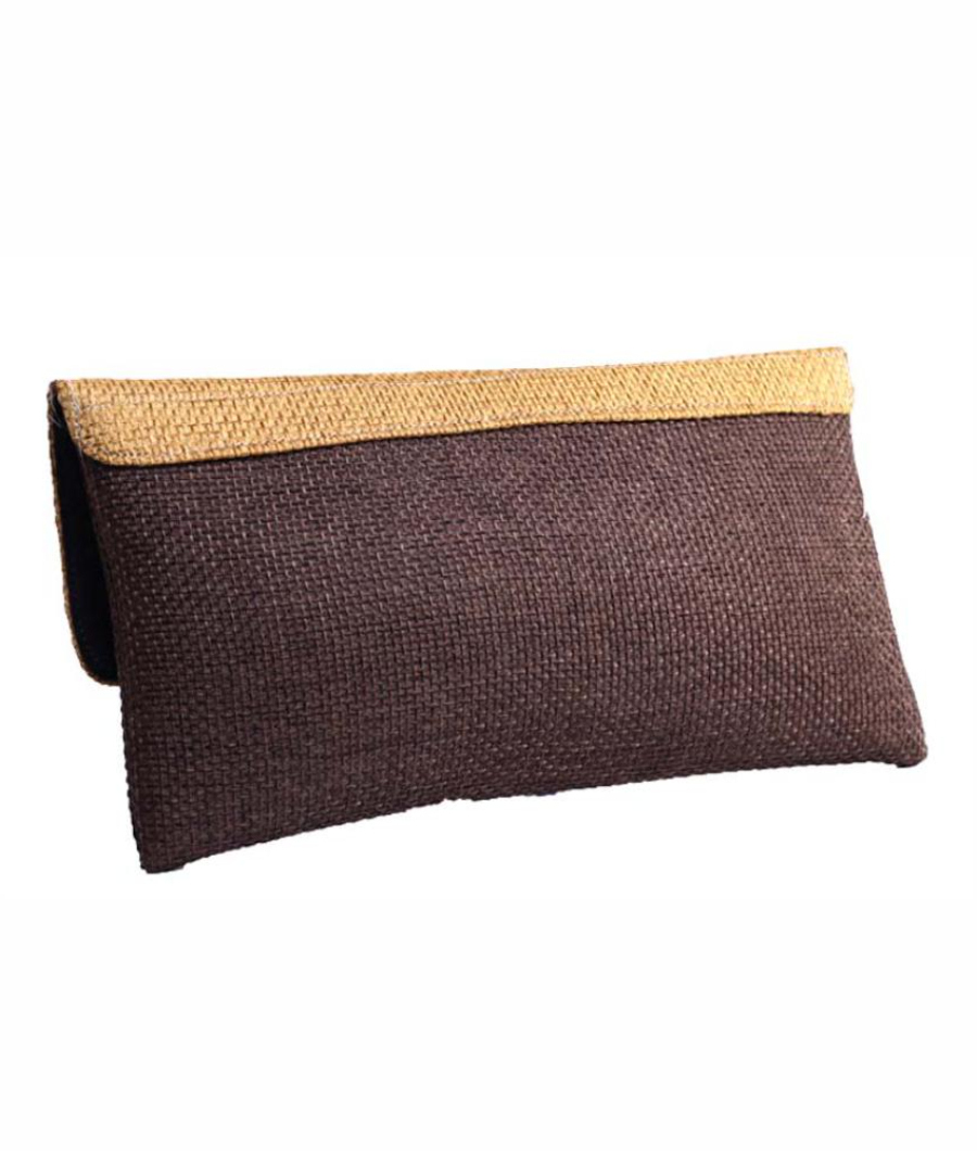 ZYP Jute Maasai Beaded Clutch Bag2