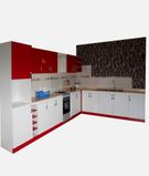 MDF KITCHEN CABINET WITH CORIAN TOP1