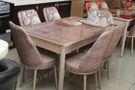 Extendable Glass Dining set1