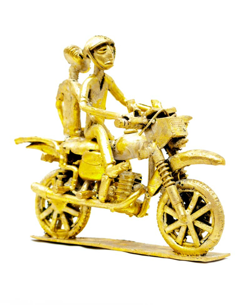 Brass Motorbike Rider1