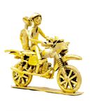 Brass Motorbike Rider1