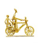 Brass Bicycle Riding Man and Wife2