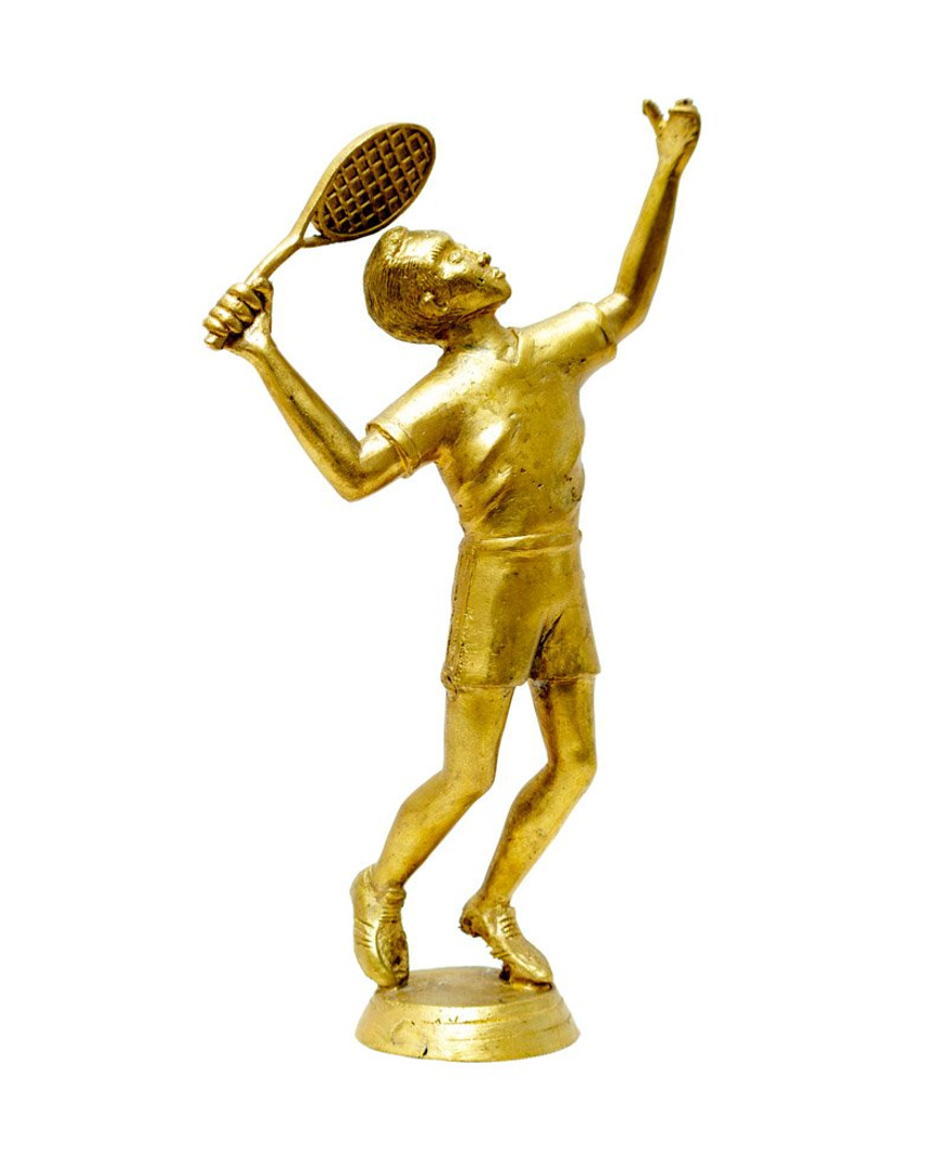 Brass Lawn Tennis Player1