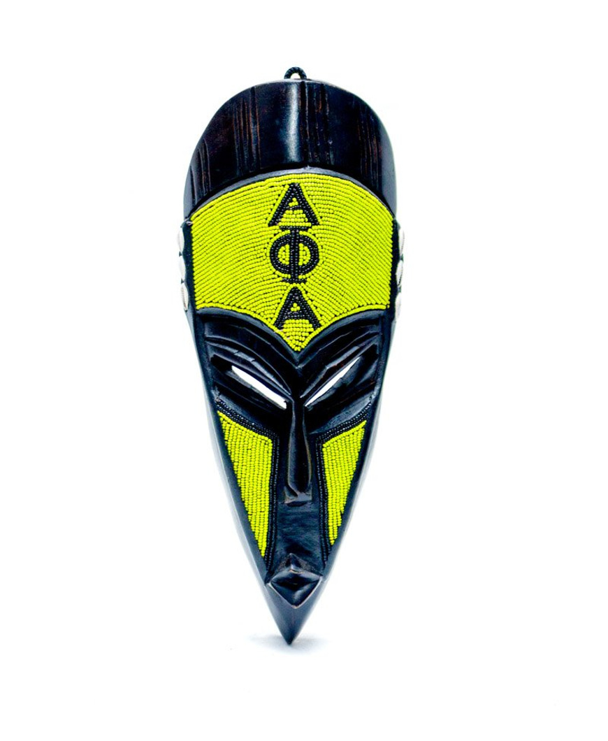 Black Sorority Mask – Yellow1