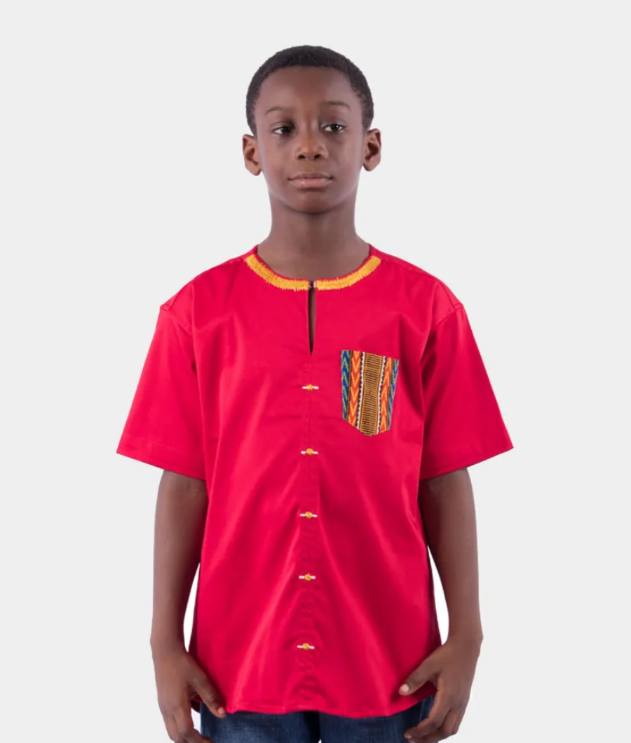 Boys Shirt - Red1