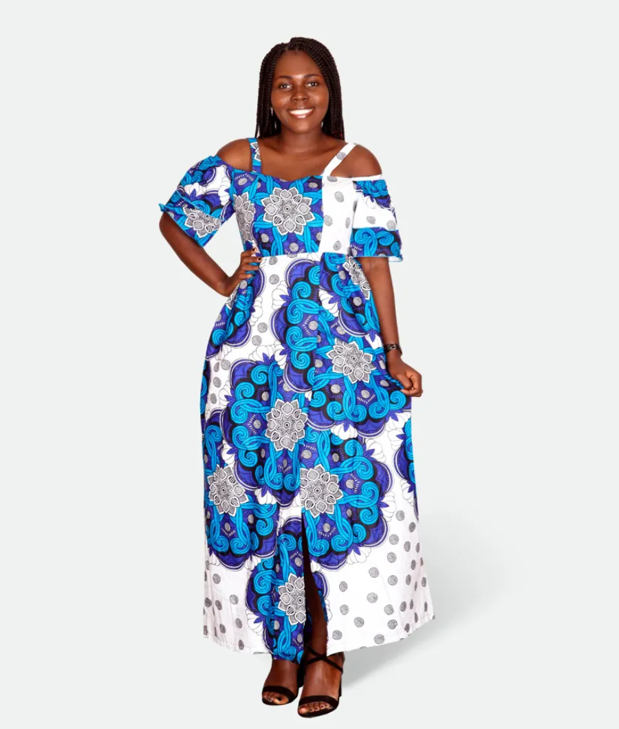 Cold-Shoulder Sleeve Dress1