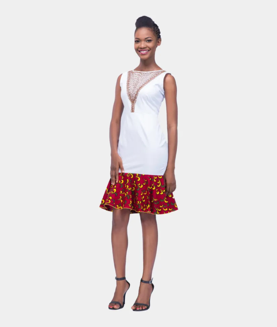 Sleeveless Knee-Length Dress2