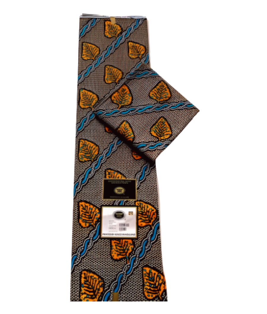 Vlisco African Print Wax Fabric – 100% Cotton multicolor1