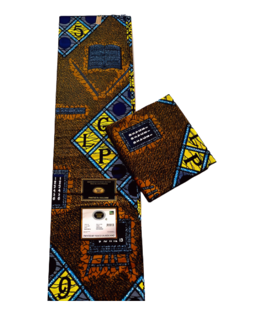Vlisco African Print Wax Fabric – 100% Cotton multicolor2