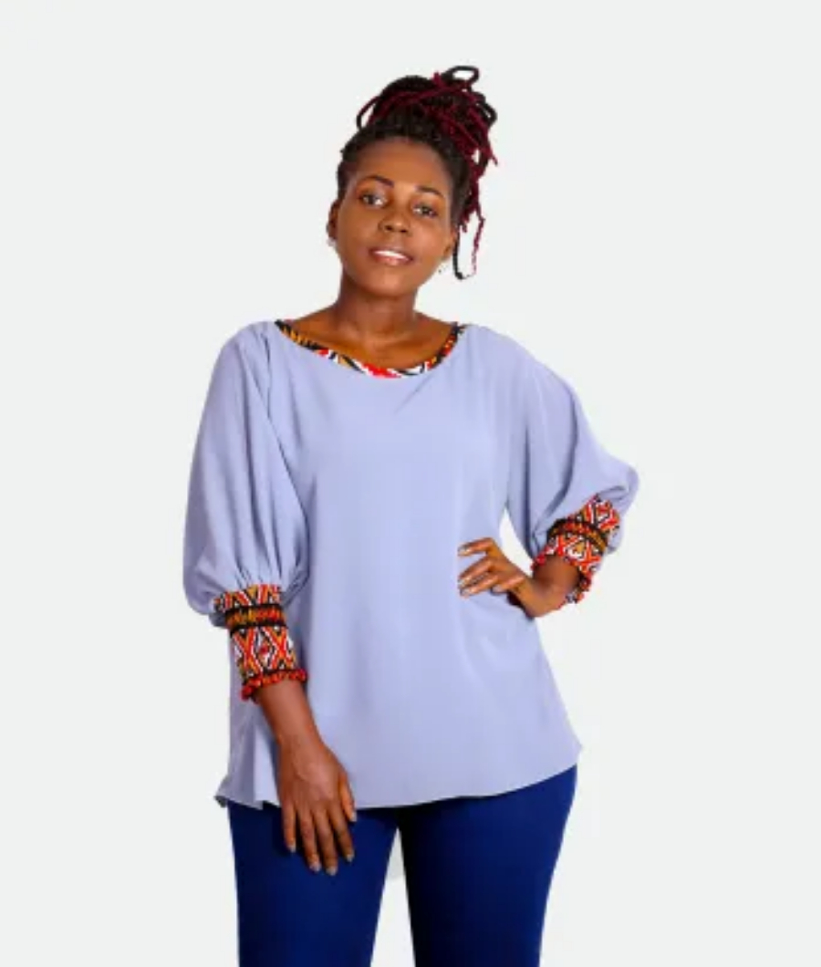 Bishop Sleeve Blouse1