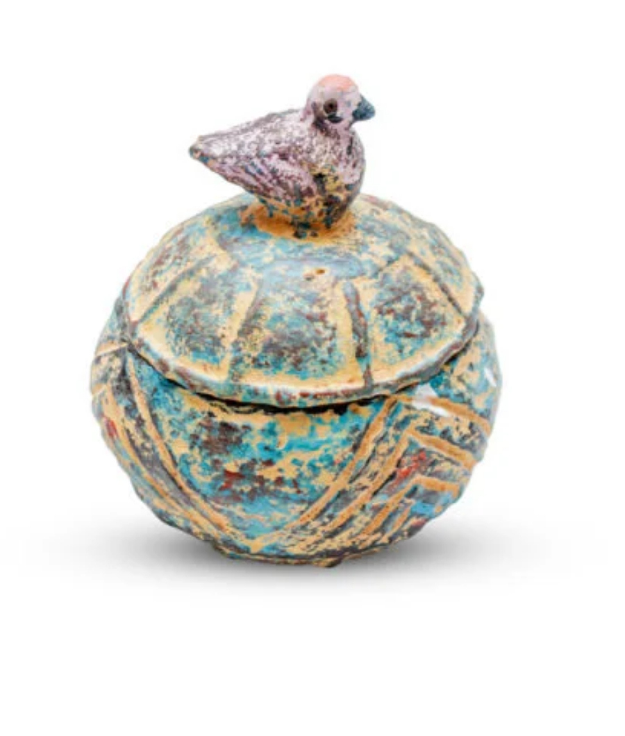 Terracotta Perching Bird Vase1