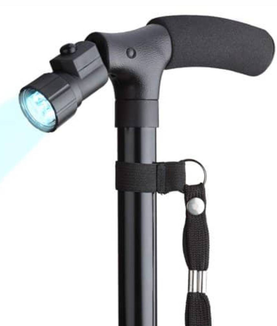 Foldable Walking Stick with Light2