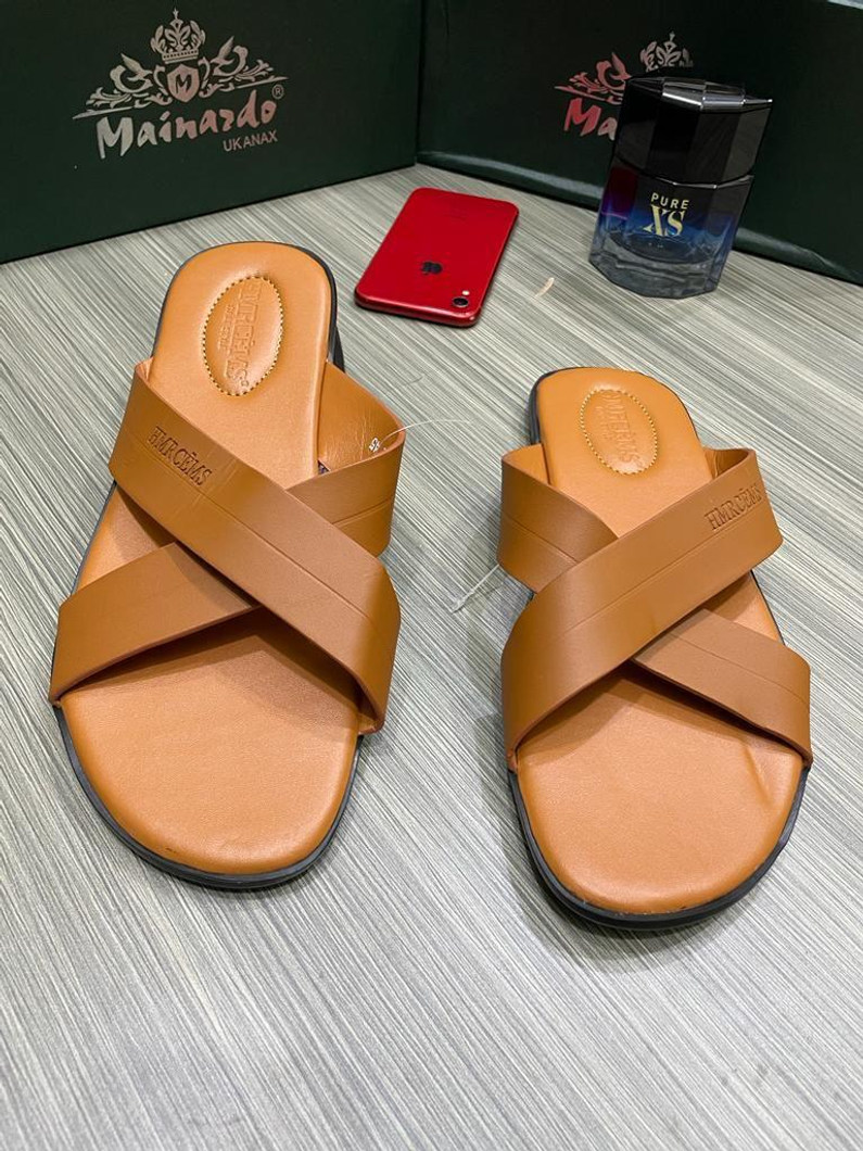 Men's Slippers - Brown2