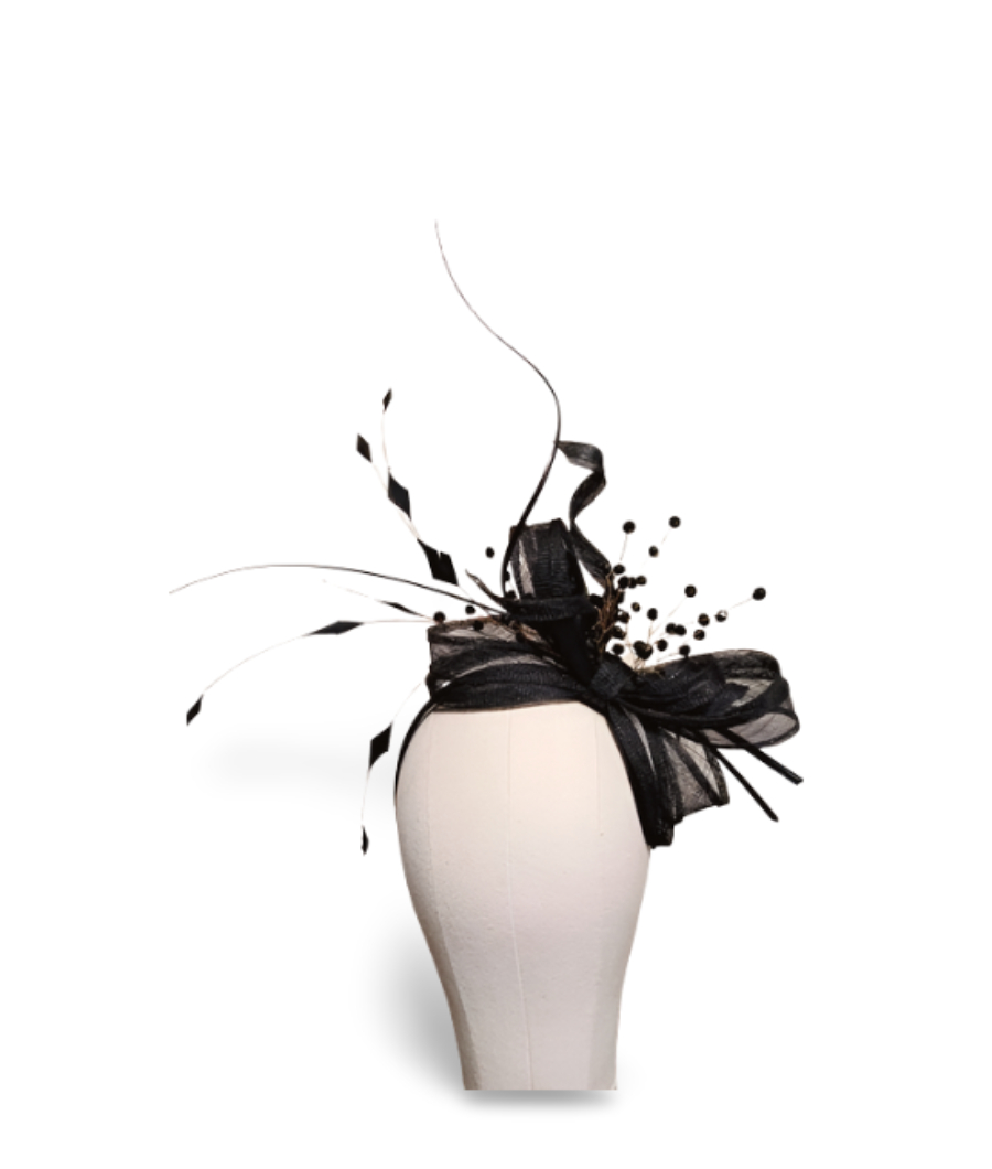 Sinamey loops fascinator with crystal embellishments1