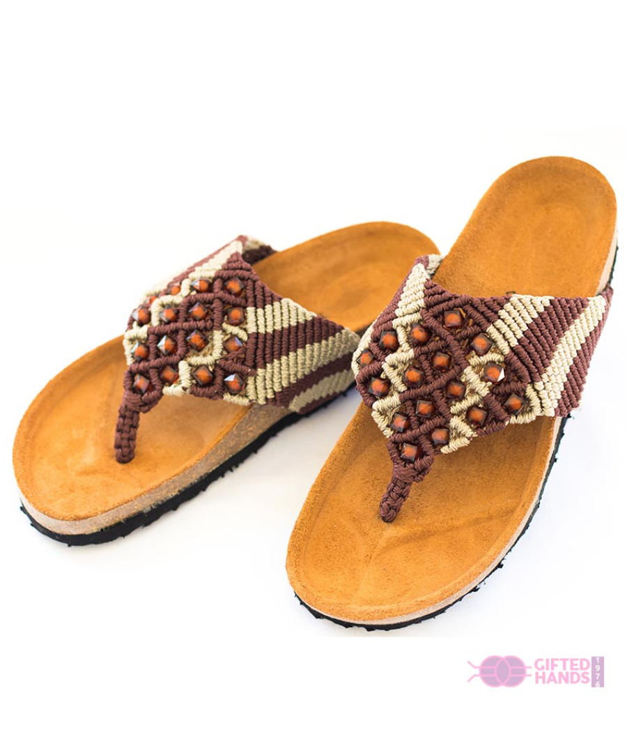 Ladies Birk – Brown & Khaki1