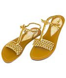 Sandals – Gold & Off-White1