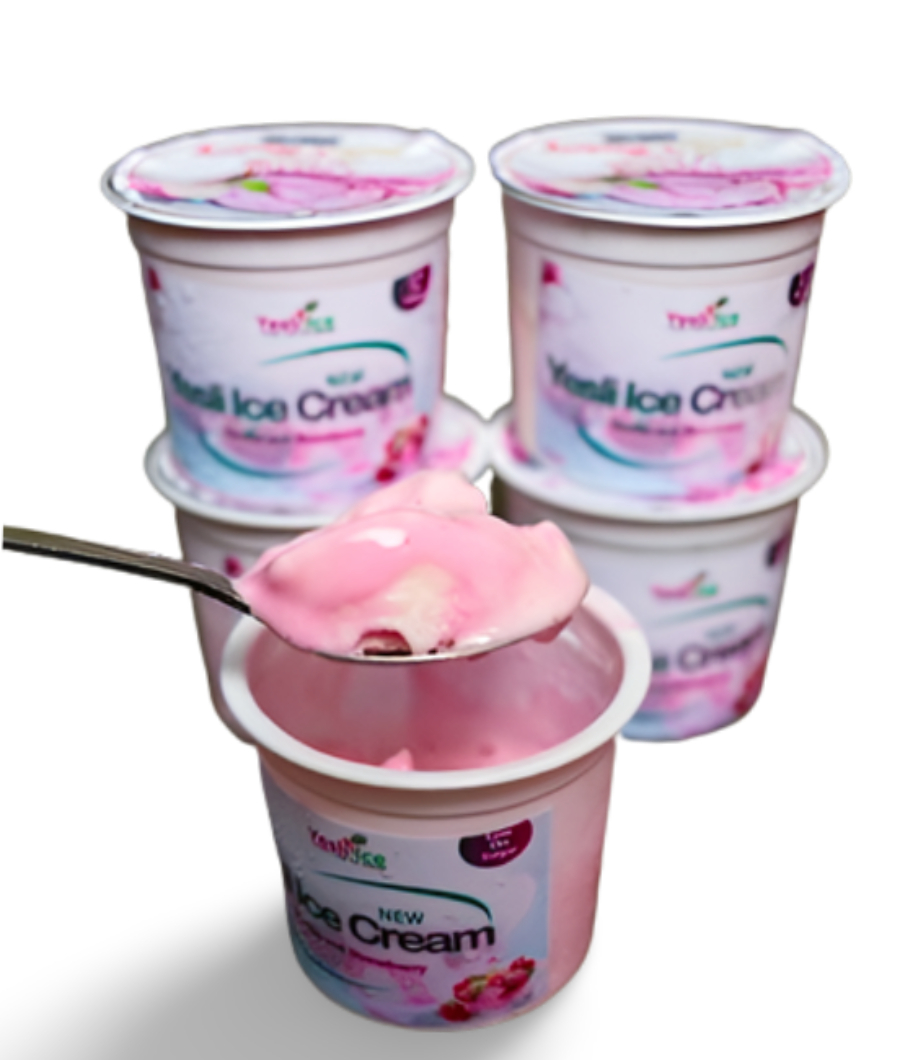 Vanilla and Strawberry Ice cream1