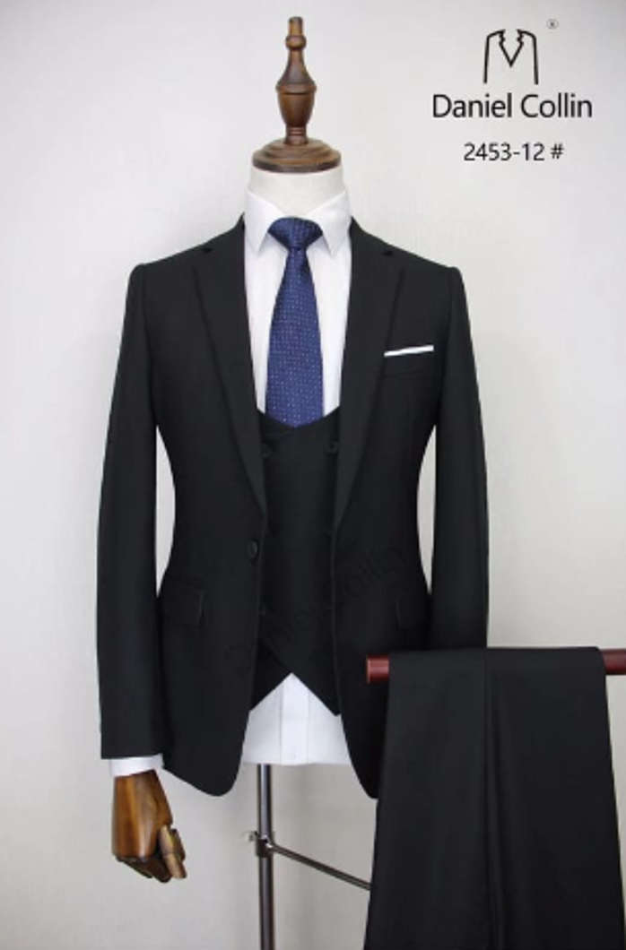 3 PIECE SUIT - BLACK1