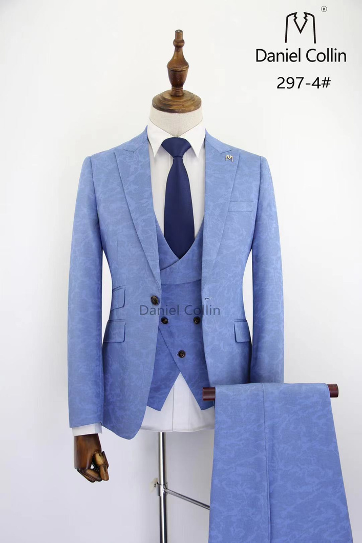 3 PIECE SUIT - BLUE1