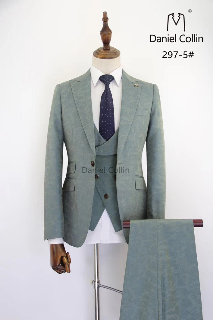 3 PIECE SUIT - SILVER1