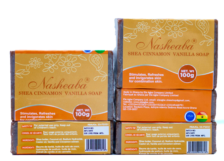 NASHEABA SHEA CINNAMON VANILLA SOAP1