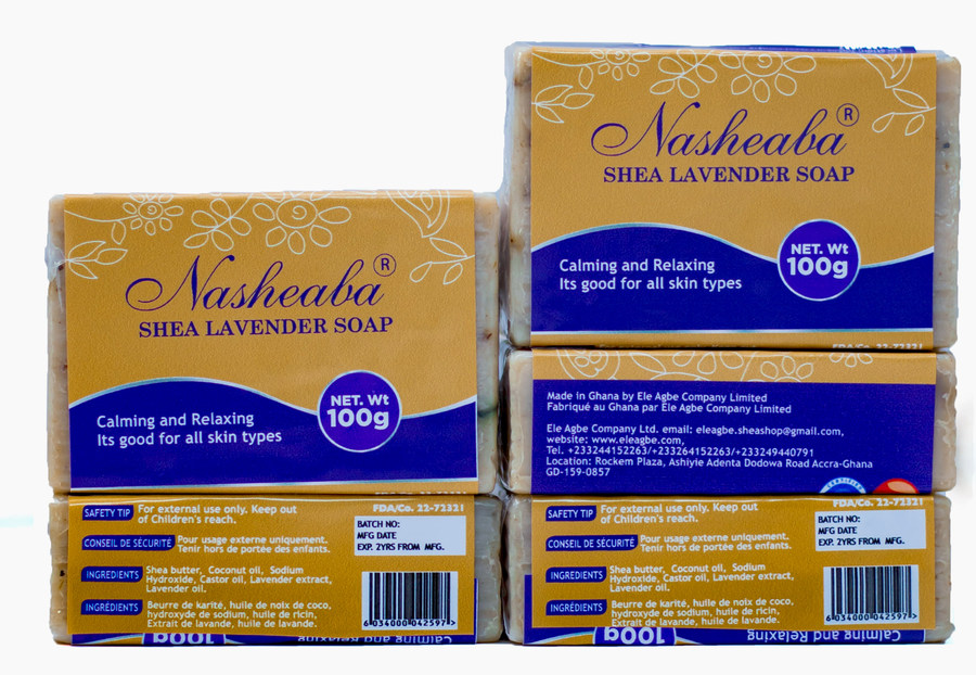 Nasheaba Shea Lavender Soap1