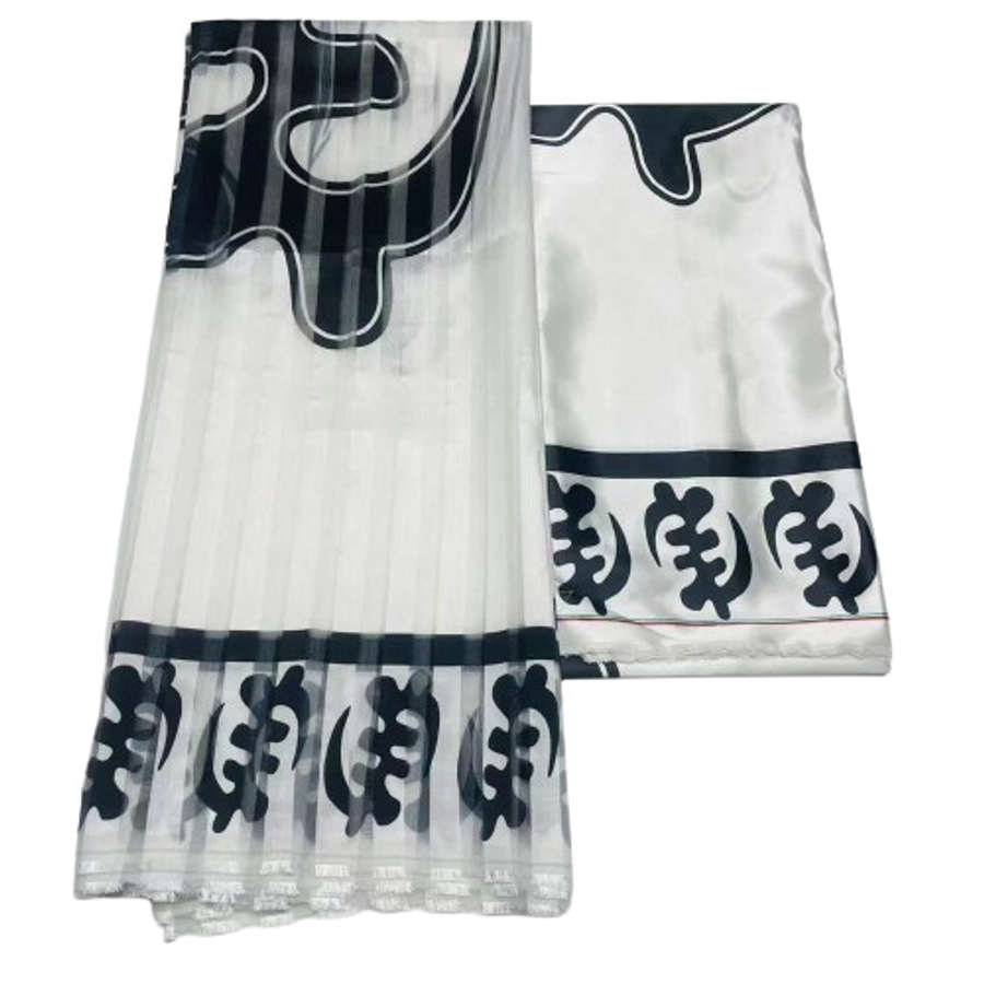 Organza Light Fabric - Gye Nyame1