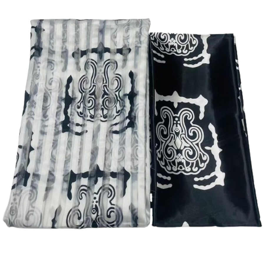 Organza Light Fabric - Adinkra3