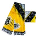 Organza Light Fabric - Yellow and Black1