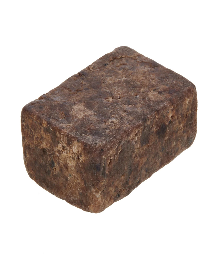 Raw African Black Soap Bar (125g)2